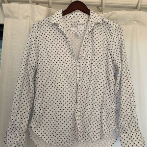Frank & Eileen Cotton Button-Down Long-Sleeve Top